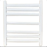 حوله خشک کن فلت آلومینیومی سایز 60 سانت سفید