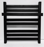 حوله خشک کن فلت آلومینیومی آویزدار مشکی