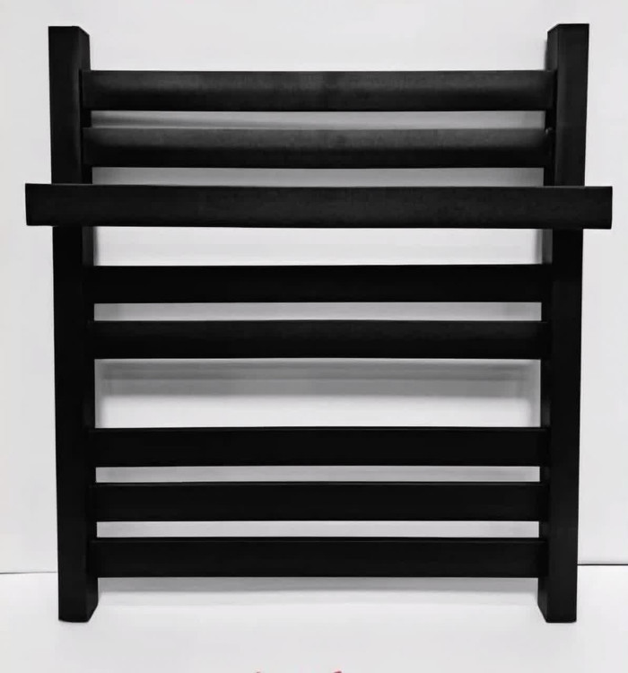 حوله خشک کن فلت آلومینیومی آویزدار مشکی