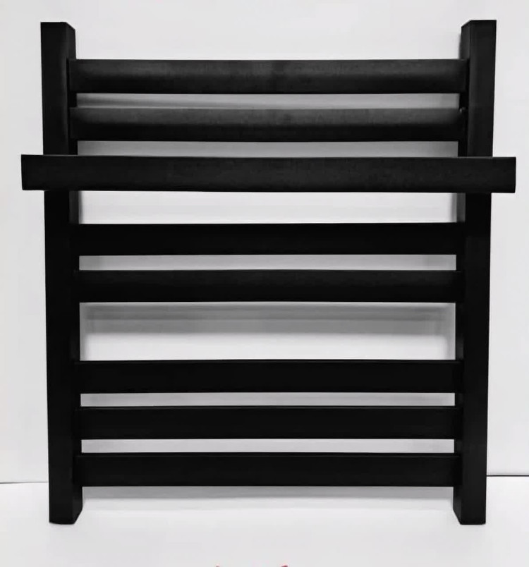 حوله خشک کن فلت آلومینیومی آویزدار مشکی