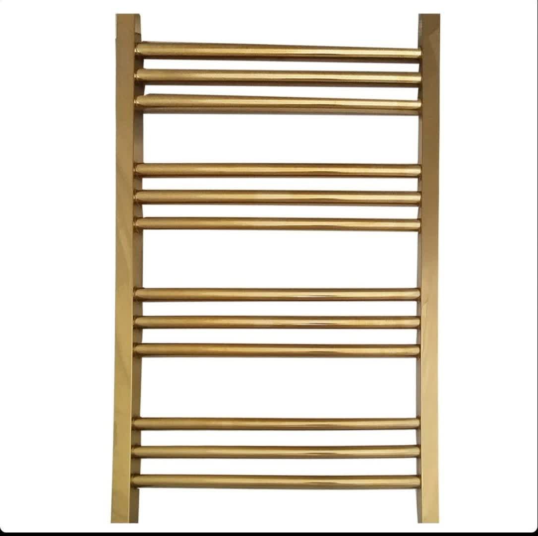 حوله خشک کن استیل لوله ای طلایی 80 سانت