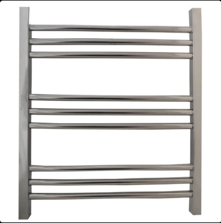 حوله خشک کن استیل لوله ای کروم 60 سانت