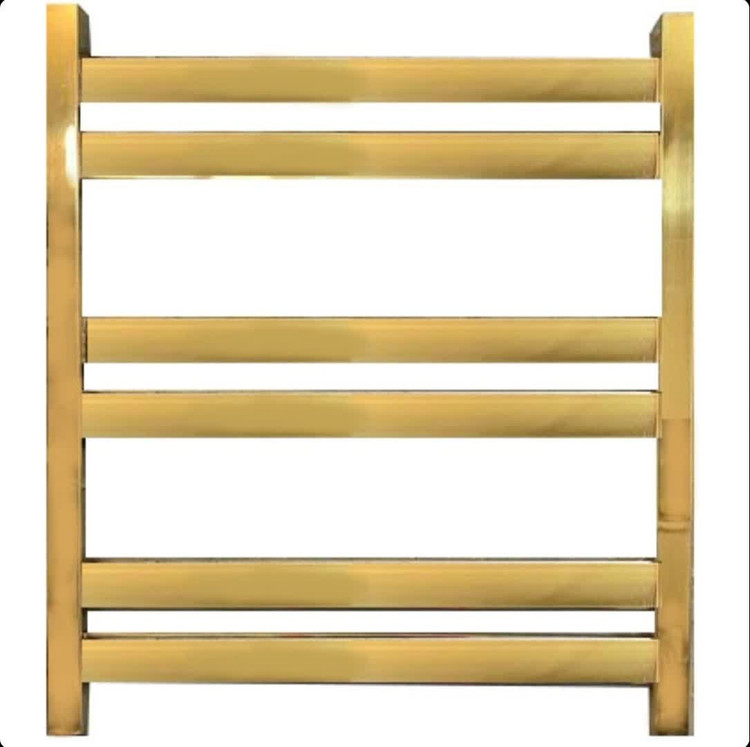 حوله خشک کن استیل فلت طلایی 60 سانت