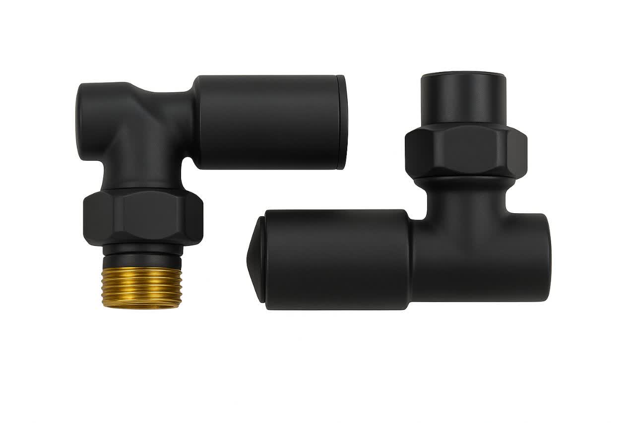 شیرزانو دکوراتیو مشکی مات رادیاتور پنلی