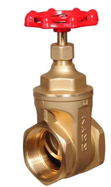 تصویر شیر فلکه برنجی کیز ایران یک اینچ