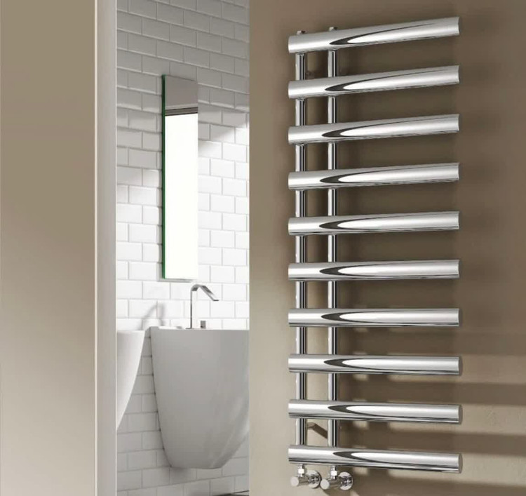 حوله خشک کن استیل دکوراتیو دیواری ایستاده به صورت سفارشی از کماسی اتصالات