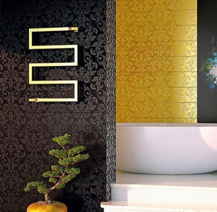 حوله خشک کن استیل دکوراتیو مدرن و شیک به صورت سفارشی از کماسی اتصالات